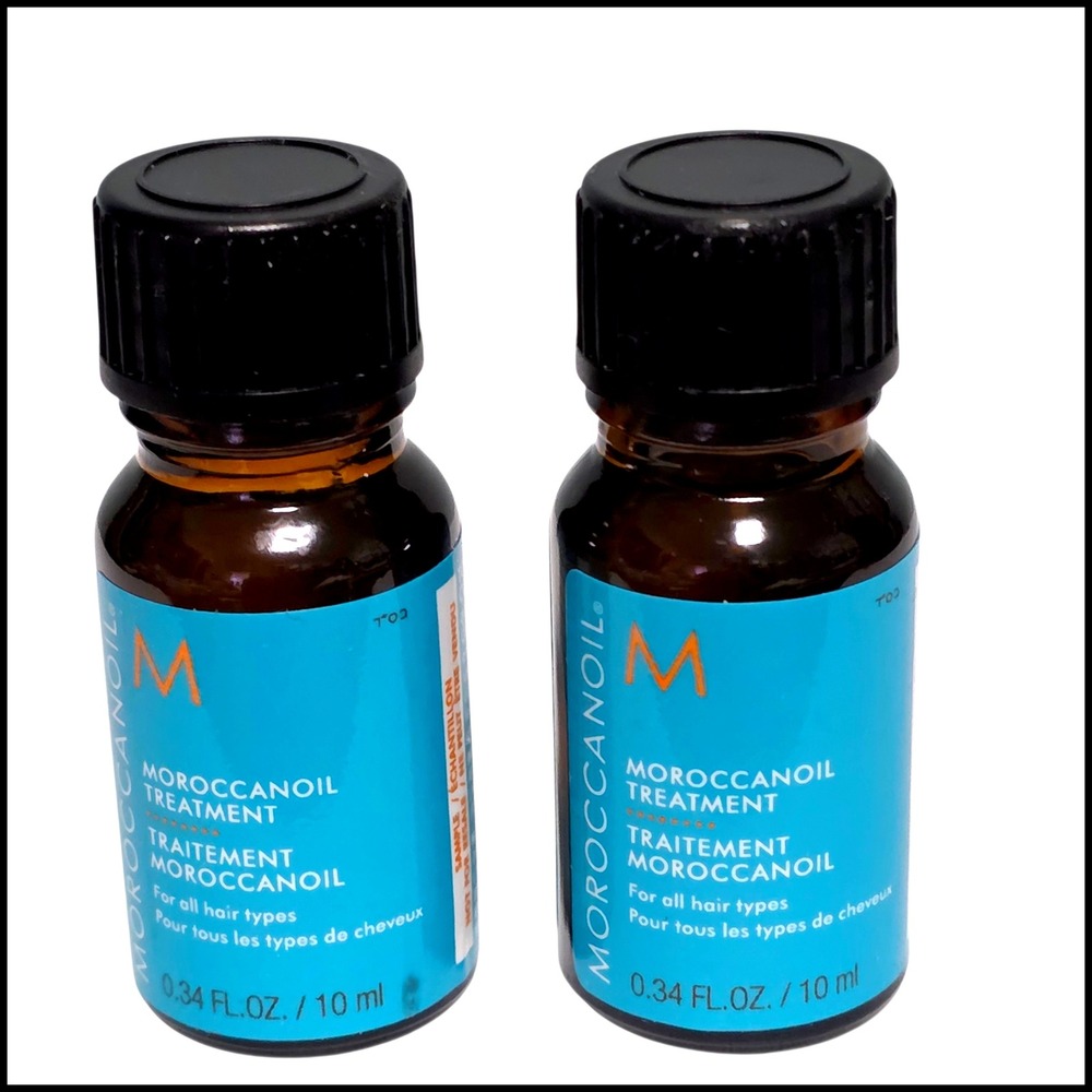 Moroccanoil Treatment Hair Oil 2 Pack 034 Fl Oz 10 Ml Each For All Hair Types